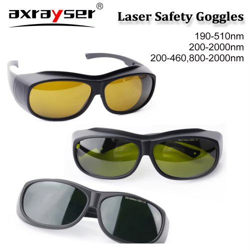 Immagine di Occhiali Protettivi Laser 1064nm con Filtraggio 190-510nm, 200-460nm, 2000nm – Sicurezza Ottimale per Taglio, Incisione e Saldatura Laser CO2