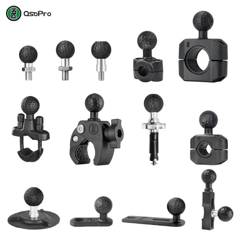 Immagine di Supporto Universale per Moto con Testa a Sfera - Ideale per Telefono, Walkie Talkie e Tazza