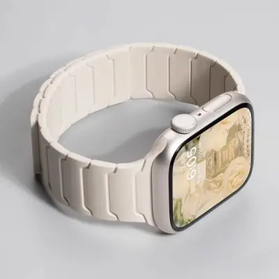 Image de Bracelet Magnétique Silicone pour Apple Watch