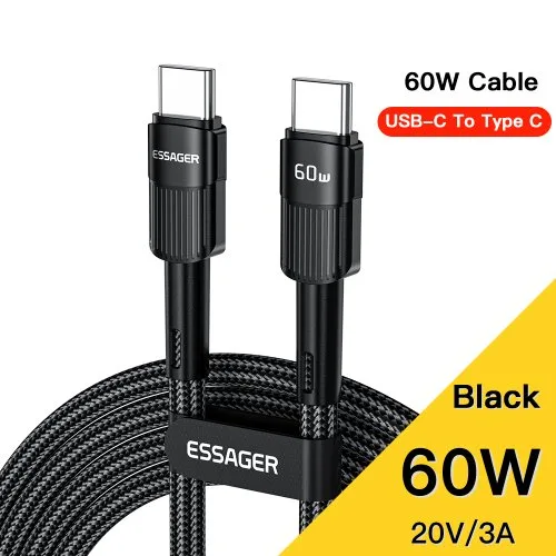Zwart 60W C naar C