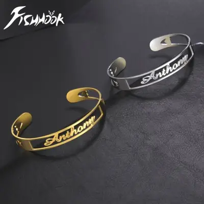 Image de Bracelet Personnalisé en Acier Inoxydable - Cadeau Familial & Amical