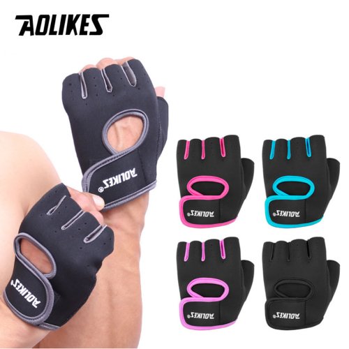Imagen de Guantes de Entrenamiento Transpirables Sin Dedos para Levantamiento de Pesas, Gimnasio y Ciclismo - Ideal para Fitness y Deportes