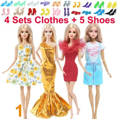 Tenues de Mode pour Poupée 11,5 Pouces - Ensemble de 10 Pièces