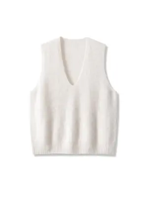 Image de Pulls Femme en Laine Polaire Col V - Élégant & Chaud