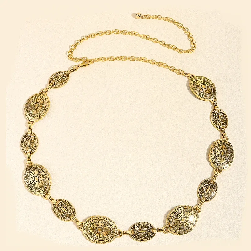 Image de Ceinture Chaîne Métal Rétro Femme