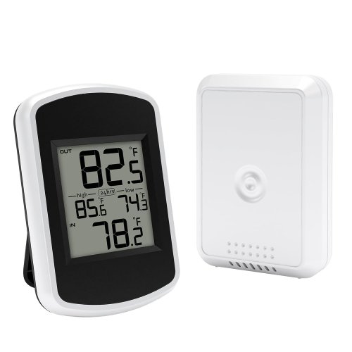 Image de Thermomètre Numérique Sans Fil - Écran LCD Large & Mise à Jour Automatique