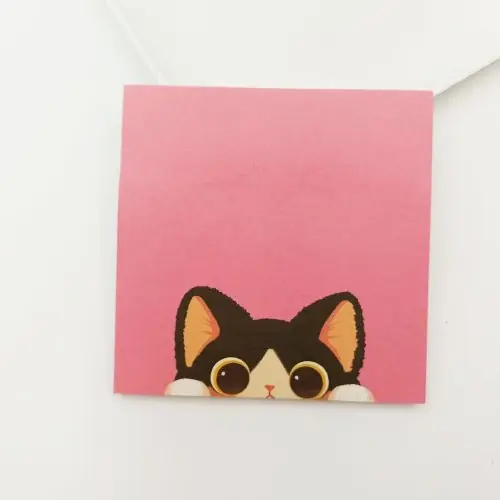 Image de Bloc-Notes Autocollants Animaux Mignons - 50 Feuilles