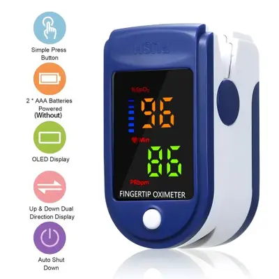Image de Thermomètre Infrarouge Sans Contact + Oxymètre Portable
