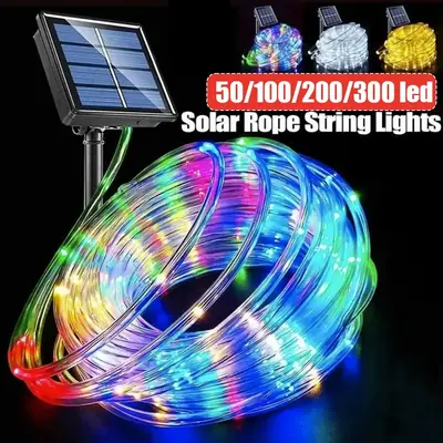 Image de Lumières LED Extérieures - Chaîne Lumineuse pour Jardin et Fêtes