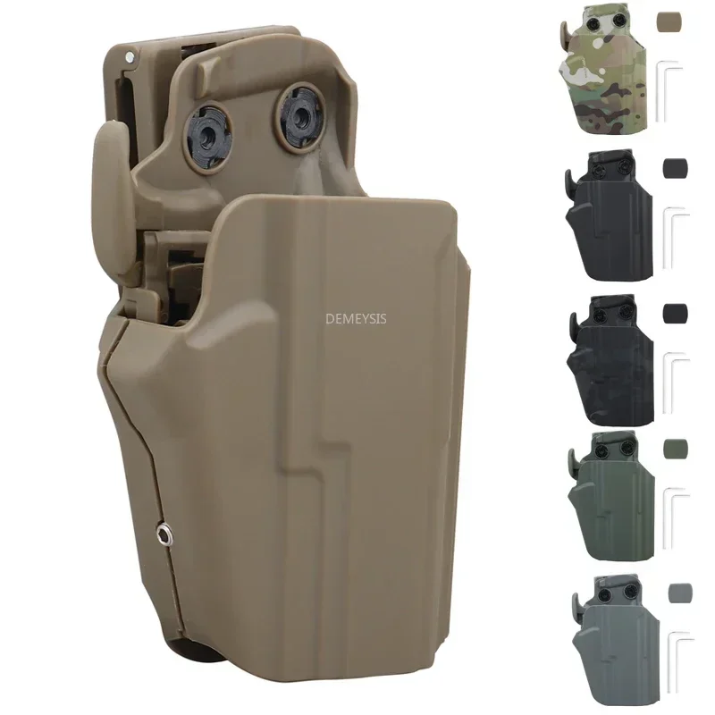 Image of Tactical Quick-Pull Gun Holster with Adjustable Waist Belt for Outdoor Hunting, Shooting, and Airsoft Pistols – Universal Fit for All Firearms