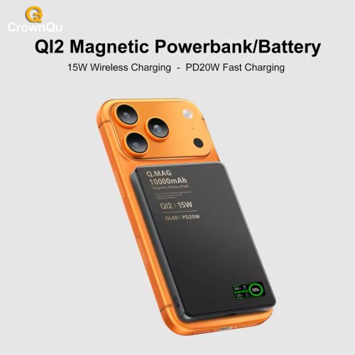 Image de PowerBank Magnétique Qi 2.0 - 10000mAh