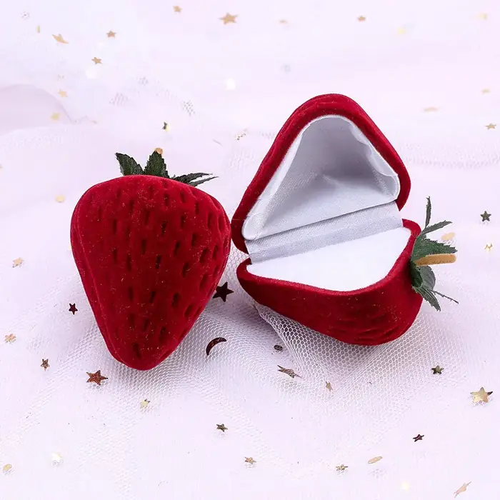 Image de Boîte à Bijoux en Velours - Élégante & Pratique