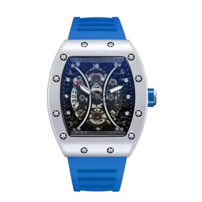 Image de Montre Homme Luxe Lumineuse - Design Baril de Vin