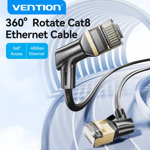 Image de Câble Ethernet CAT8 40Gbps - Ultra Rapide & Flexible