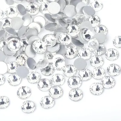 Image de Strass Cristal AB Flatback - Décoration DIY & Nail Art
