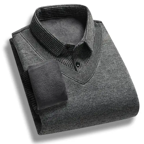 Image de Cardigan Homme Hiver Chaud - Pulls Décontractés Épais