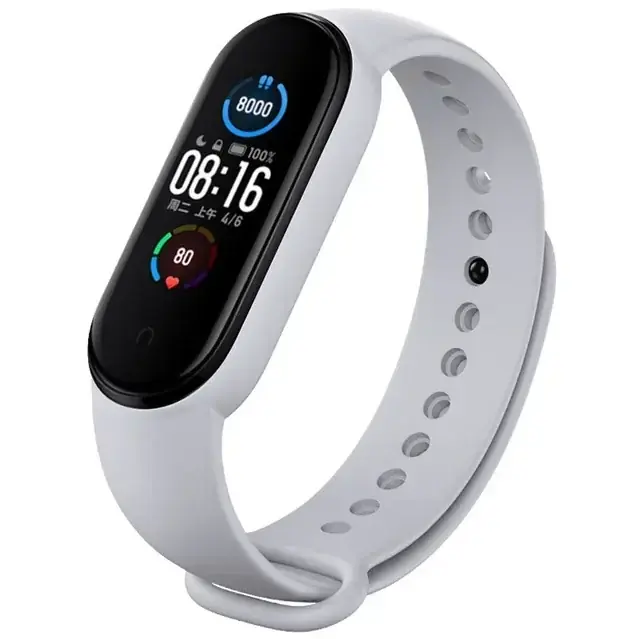 Image de Bracelet de Montre Silicone pour Xiaomi Mi Band 7/6/5/4/3 - Élégant & Confortable