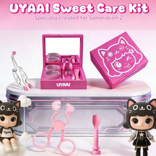 Immagine di UYAAI 60ML/120ML Lenti a contatto Soluzione infermieristica liquida Protezione fredda ghiacciata All...