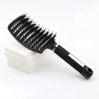 Image de Brosse à Cheveux Massage Cuir Chevelu - Démêlage & Stimule la Croissance