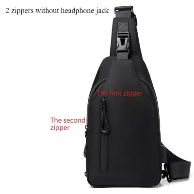 Sac Bandoulière Homme USB - Élégant & Pratique
