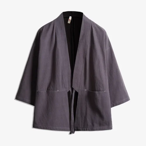 Image de Chemise Kimono Homme Été - Style Japonais & Chinois
