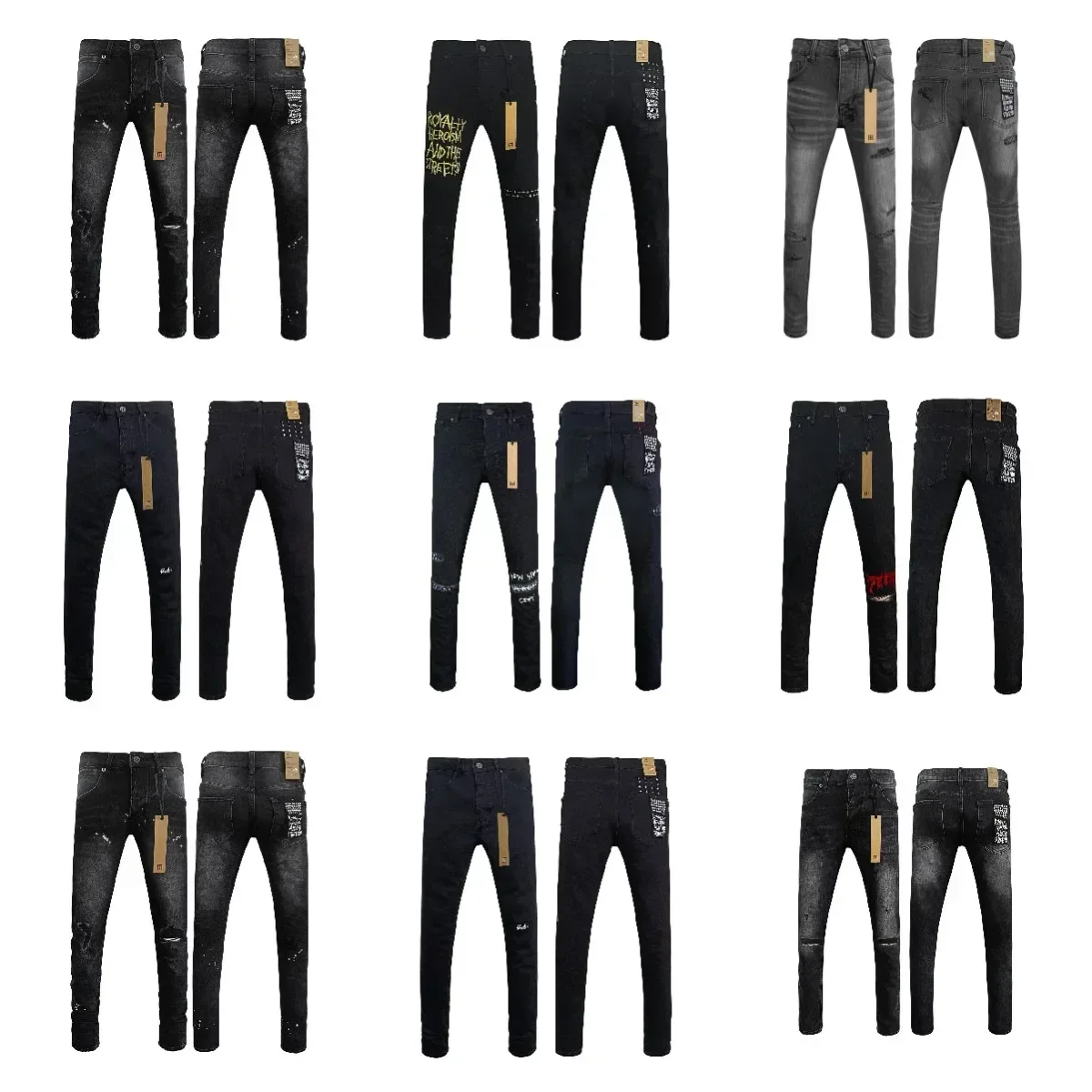 Imagen de Pantalones Vaqueros Ksubi Ajustados para Hombre y Mujer