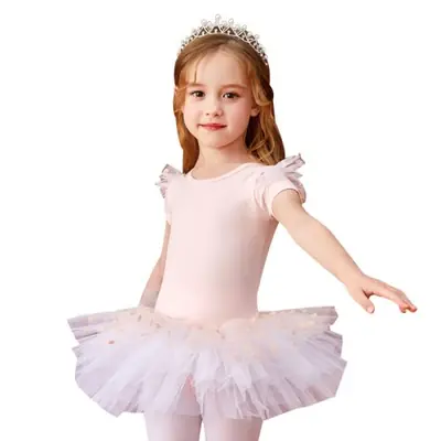 Image de Tutu de Ballet Pailleté pour Fille - Costume Élégant et Scintillant