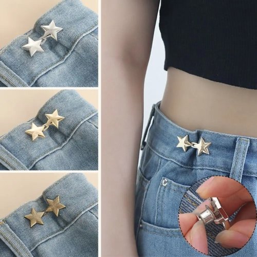 Image de Boucles de Taille Réglables - Clips Détachables pour Pantalon