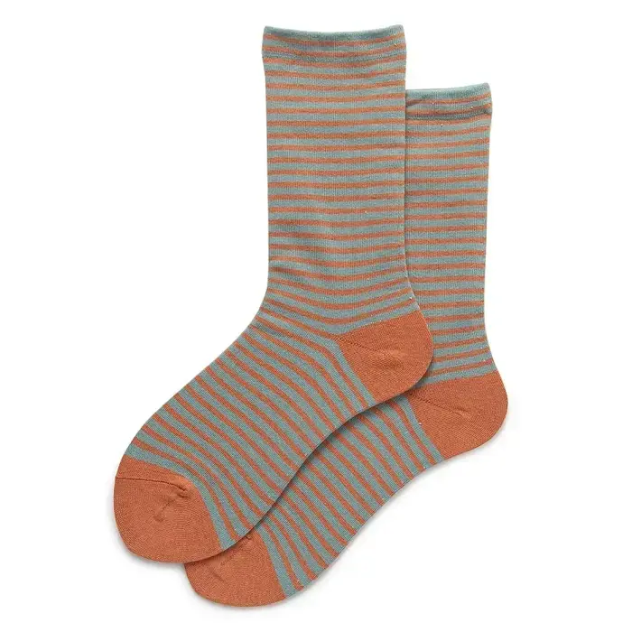 Image de Chaussettes Rayées Rétro - Style Coréen & Japonais