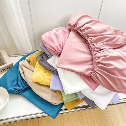 Afbeelding van Elastische Matrashoes met Antisliprand – Verstelbare Hoeslaken voor Enkel, Dubbel, Queen & King Bed in Effen Kleur