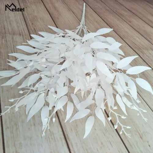 Image de Bouquet de Mariage Artificiel Blanc - Décoration Élégante