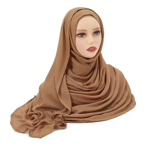 Image de Hijab Élégant en Viscose - Châle Doux et Léger