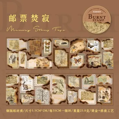 Image de Ruban Washi Vintage 55mm x 200cm - Décoration & Scrapbooking