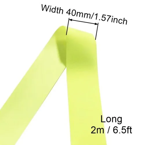 2m 6.5ft lang geel