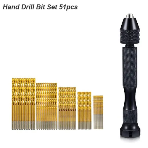 Handbohrer-Set 51-teilig