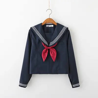 Image de Uniforme JK Bleu Marine pour Filles - Style Japonais