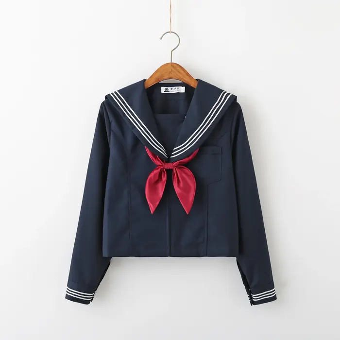 Image de Uniforme JK Bleu Marine pour Filles - Style Japonais