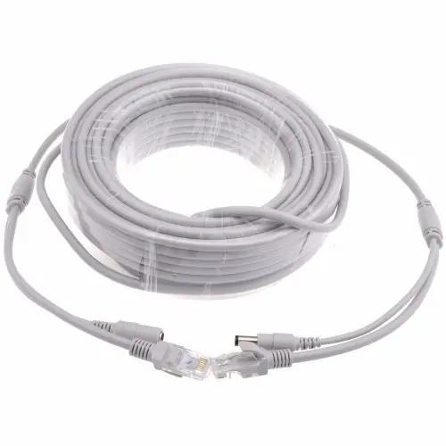 Image de Câble Ethernet + Alimentation 2 en 1 - IP Camera