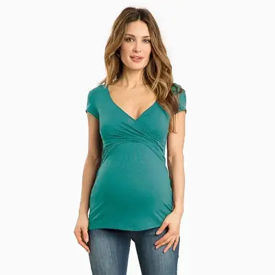 Image de T-Shirt Allaitement Femme Enceinte - Confort & Style