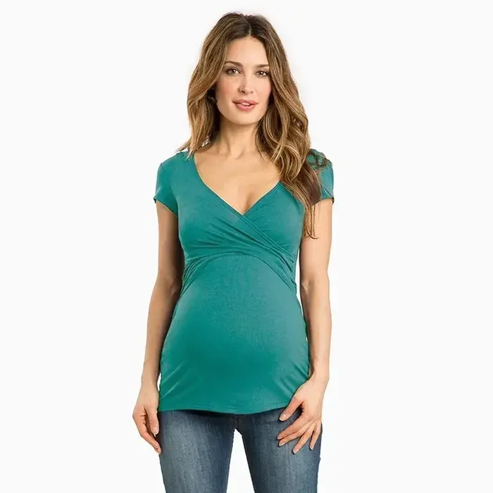 Image de T-Shirt Allaitement Femme Enceinte - Confort & Style