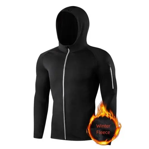 Image de Veste de Running Hiver Homme - Sportive & Chaude
