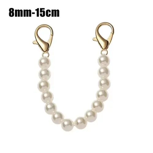 Image de Sangle Perlée pour Sac à Main - Remplacement Élégant 8mm & 10mm