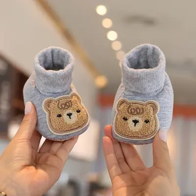 Image de Chaussons Hiver Bébé - Mignon, Chaud & Antidérapant