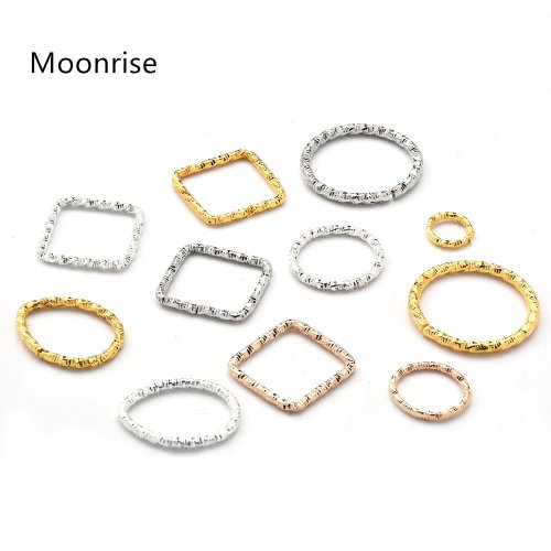 Image de Bagues ouvertes plaquées or pour bijoux DIY