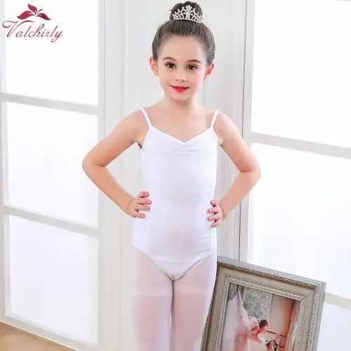 Image de Justaucorps Ballet Fille - Camisole Coton Doux