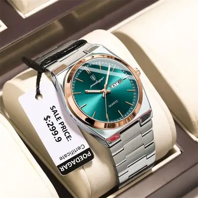 Image de Montre Homme Sportive Élégante avec Date et Jour